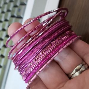 Fourteen Bangle Bracelets